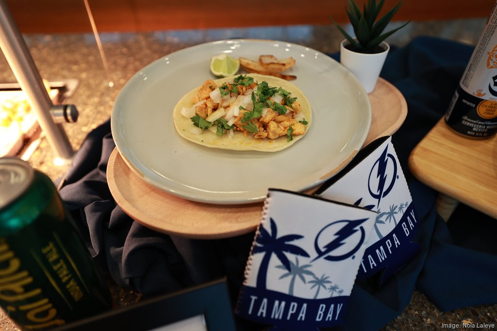 Amalie Arena rolls out new menu for hockey season - Tampa Bay Business  Journal