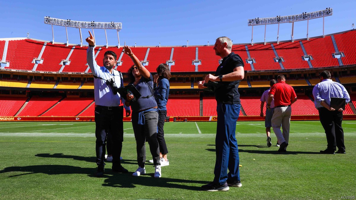 Wichita featured; pre-game flyover at KC's Arrowhead Stadium