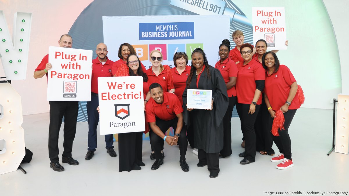 Best Places to Work Medium category honoree Paragon Bank Memphis