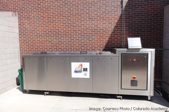 Colorado Academy's guster biodigester