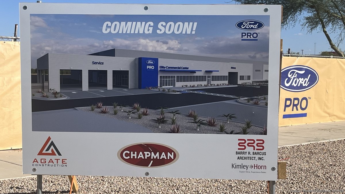 Chapman Automotive Group breaks ground on Ford Pro Elite Commercial