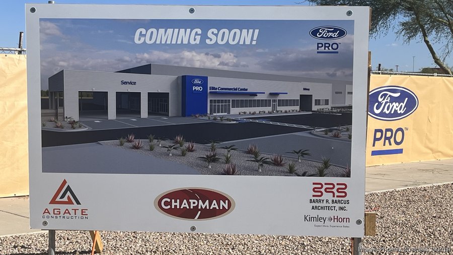 Chapman Automotive Group breaks ground on Ford Pro Elite Commercial
