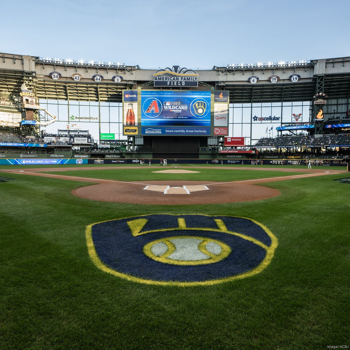 Brewers vs Angels game photos at American Family Field in Milwaukee