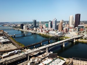 Pittsburgh skyline in October 2023