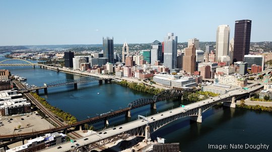 Pittsburgh skyline in October 2023