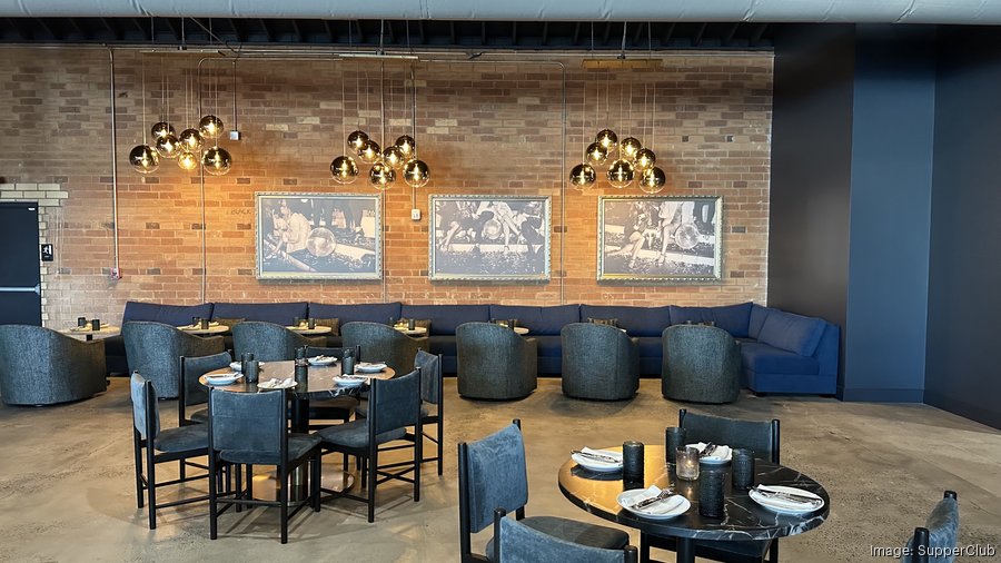 sachin and babi light blue dress SupperClub puts finishing touches on Charlotte social house