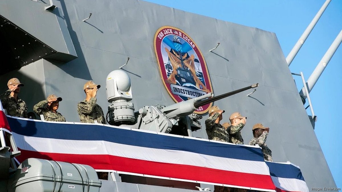 Tampa USS Jack H. Lucas, the Navy's most uptodate destroyer