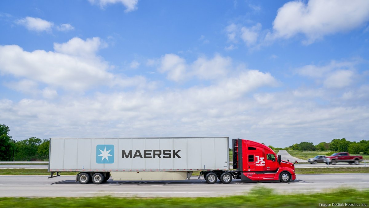 Maersk, Kodiak Robotics team up for autonomous truck route between Houston and Oklahoma City - Image