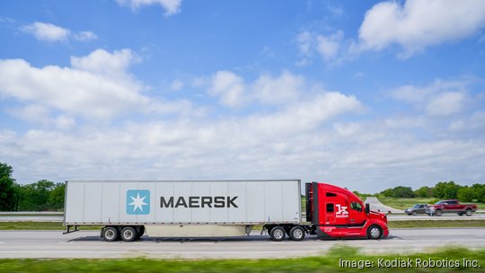 Kodiak Robotics Maersk launched the first commercial autonomous trucking lane between Houston and Ok