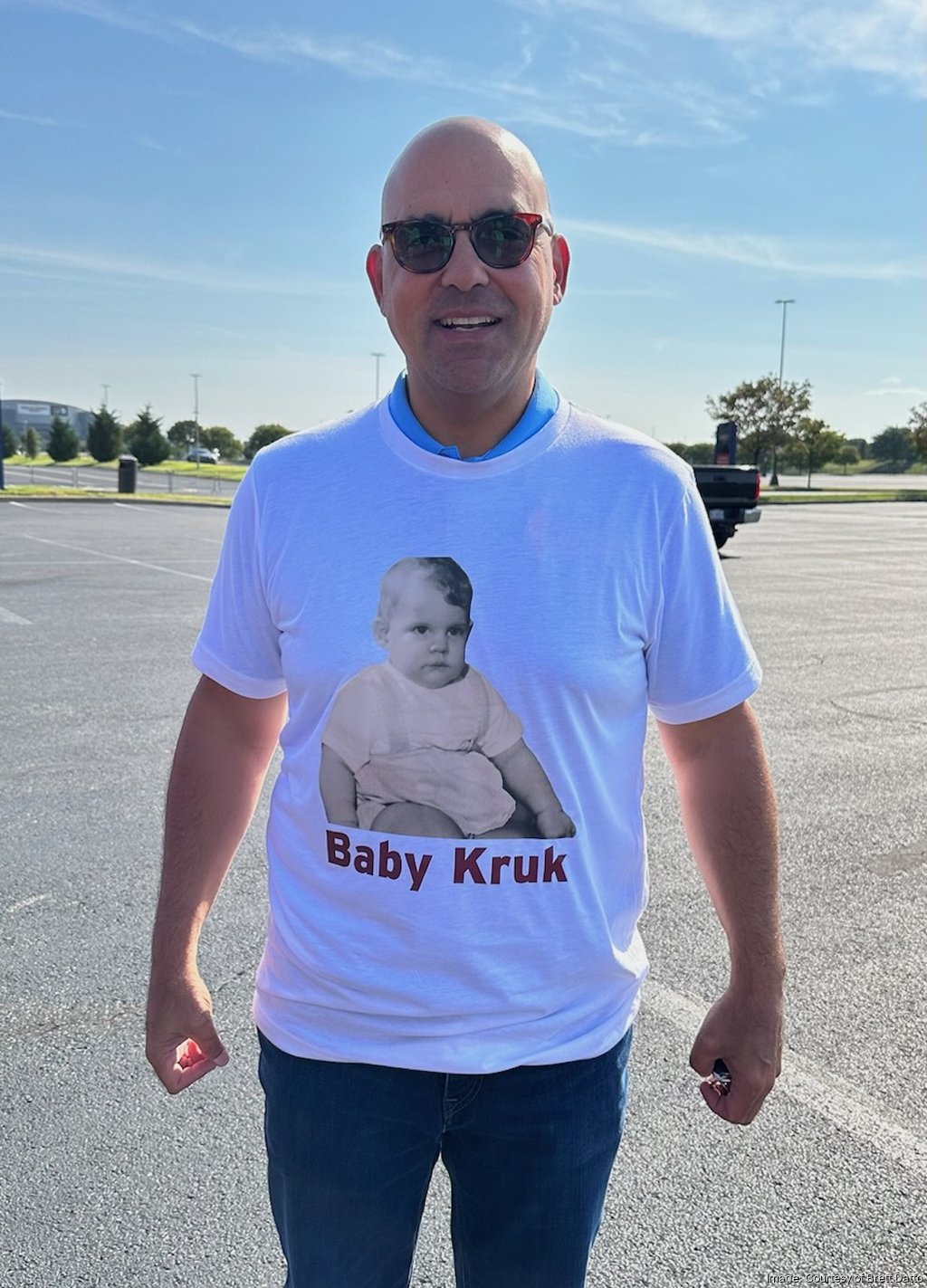 Baby Kruk T-shirt cameo on ESPN creates donation boom for Darren Daulton  charity - Philadelphia Business Journal