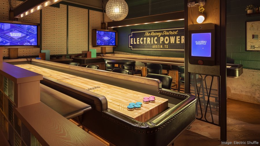 Electronic shuffleboard clearance