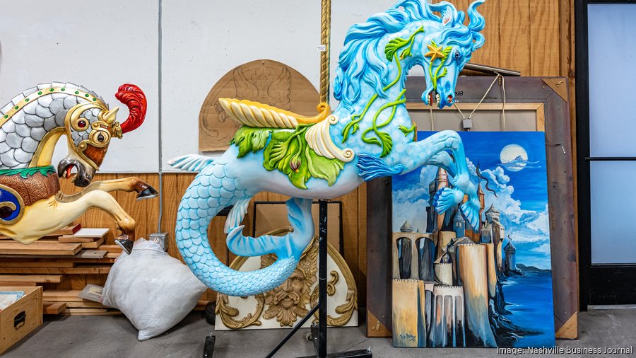 Factory at Franklin: Master carver Ken Means nears completion on