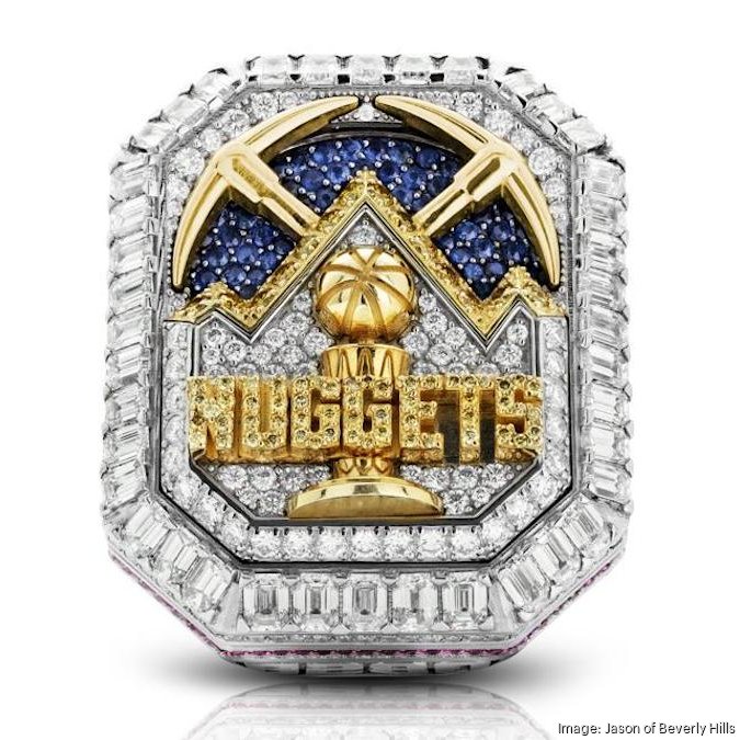 Secret details behind Denver Nuggets' dazzling NBA championship rings  including diamond retractable compartment