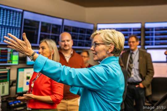 Jennifer M. Granholm tours SLAC National Accelerator Laboratory