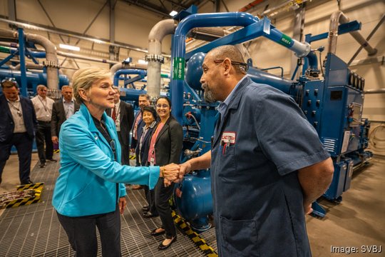 Jennifer M. Granholm tours SLAC National Accelerator Laboratory