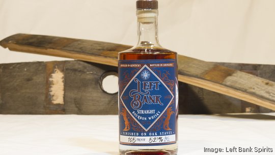 Left Bank Spirits bourbon bottle