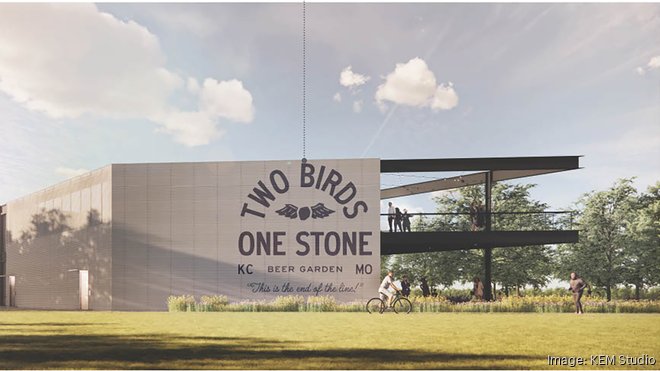 Construction begins on KC's public-owned beer garden Two Birds