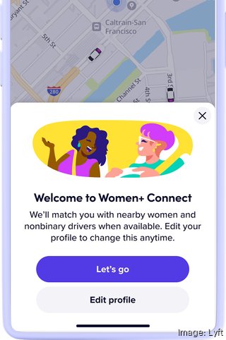 Lyft expands option to match women riders with women drivers - The