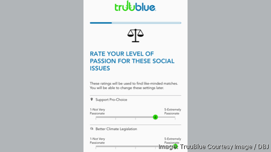 TruuBlue app face