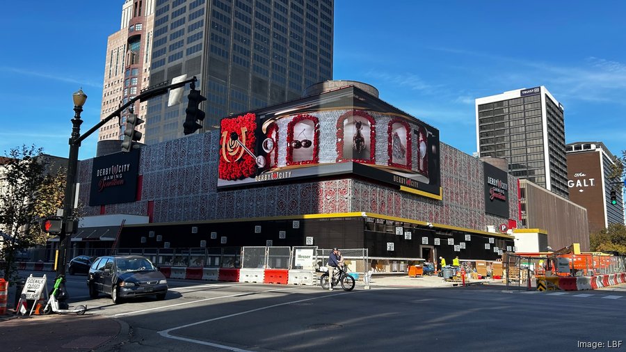 Derby City Gaming Downtown unveils 3D sign Louisville Business First