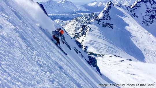 Skiing Out Back