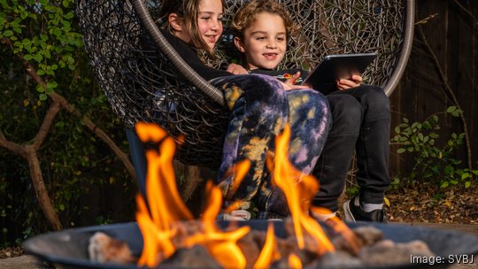 Eva Farzin-Horton, 8, and her brother Ari, 7, use the Betweened app made by Carla Engelbrecht, the CEO and Founder of Betweened, a family-friendly social media app.