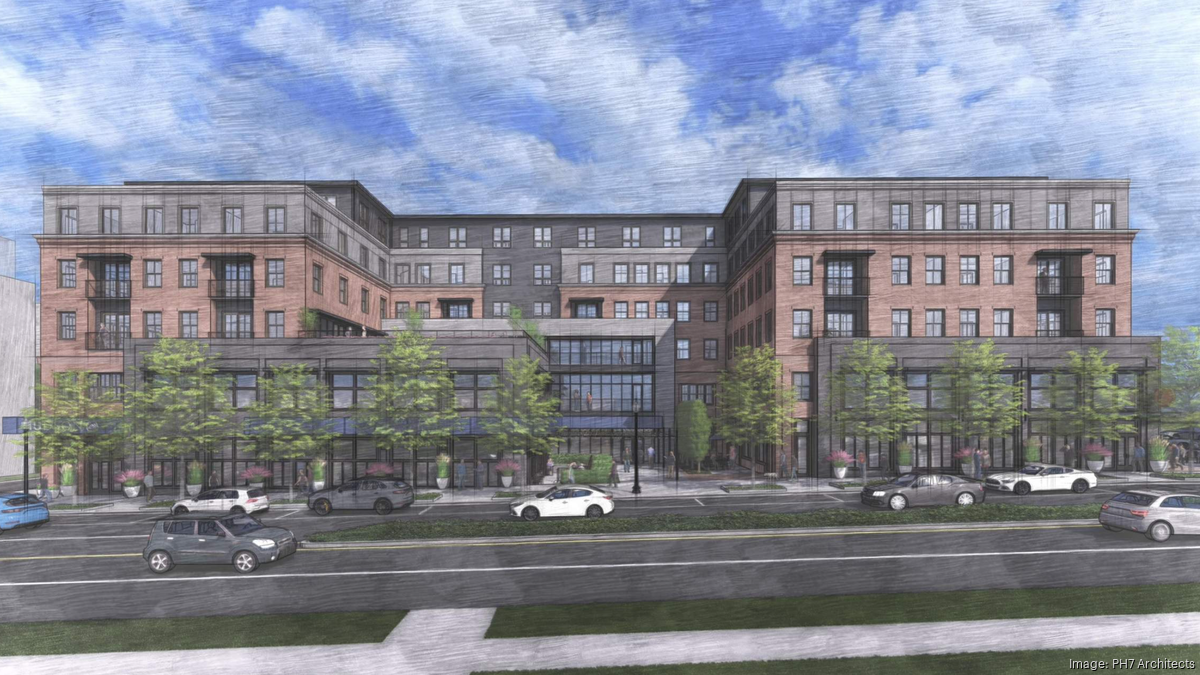 Continental Real Estate Cos. mixeduse project on Bexley's Main Street