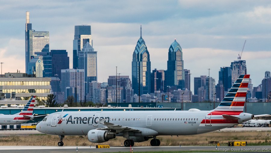 Philadelphia International Airport projects having 28 fewer