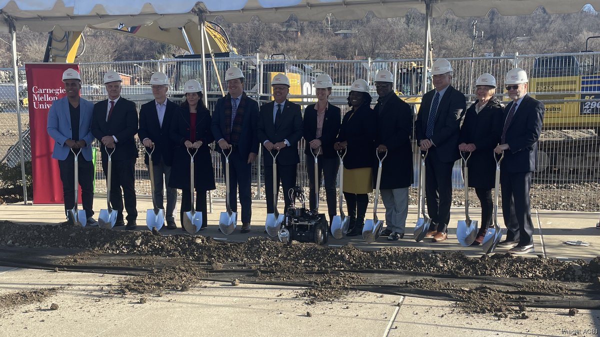 Carnegie Mellon University celebrates groundbreaking of the $100M "RIC" at Hazelwood Green - Pittsbu