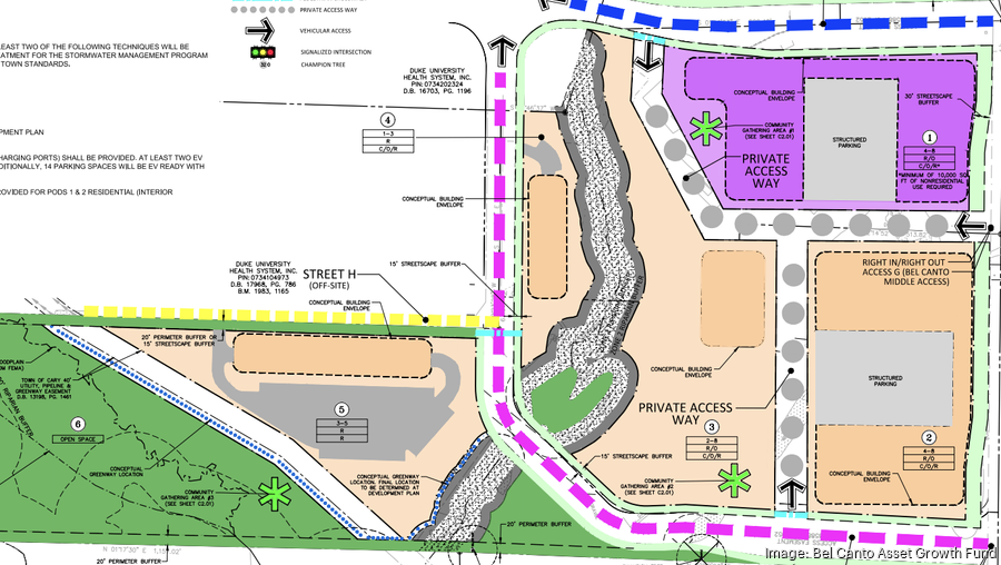 Plans advance for large development in west Cary - Triangle Business ...