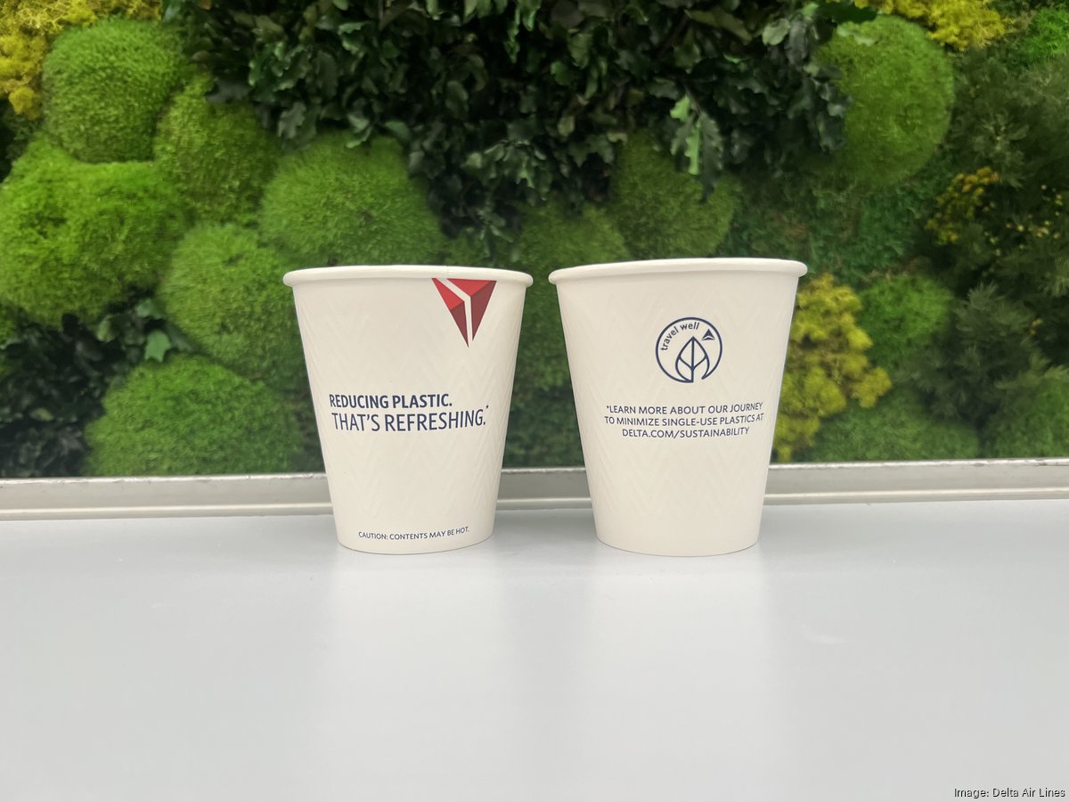 How Delta Air Lines' New Cups Can Cut 7 Million Pounds Of Single Use Plastic Avia