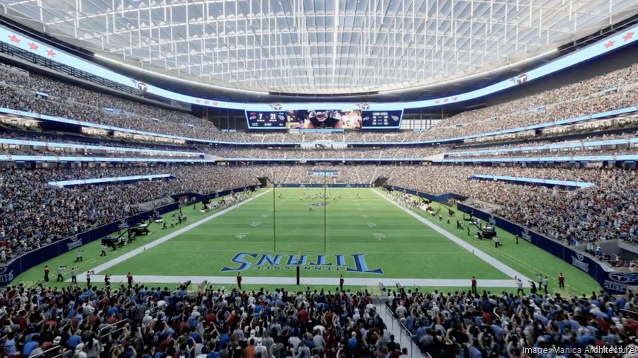 Tennessee Titans progress on new Nissan Stadium - Nashville Business ...