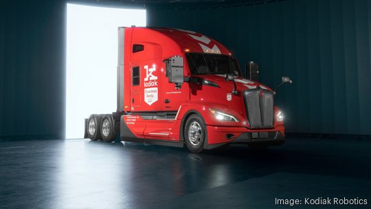 Kodiak Robotics unveils driverless semitruck slated to hit Texas highways in 2024