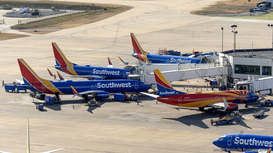 Southwest Airlines adds flights to Richmond, Greenville from BNA