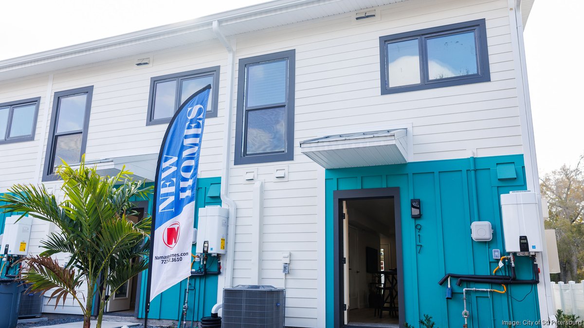 St. Pete celebrates affordable townhome community opening Tampa Bay