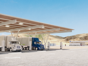 TeraWatt Infrastructure EV charging station rendering