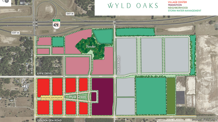 Orlando mixed-use project Wyld Oaks in Apopka begins construction ...