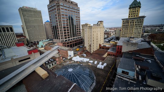 Dayton Arcade Construction