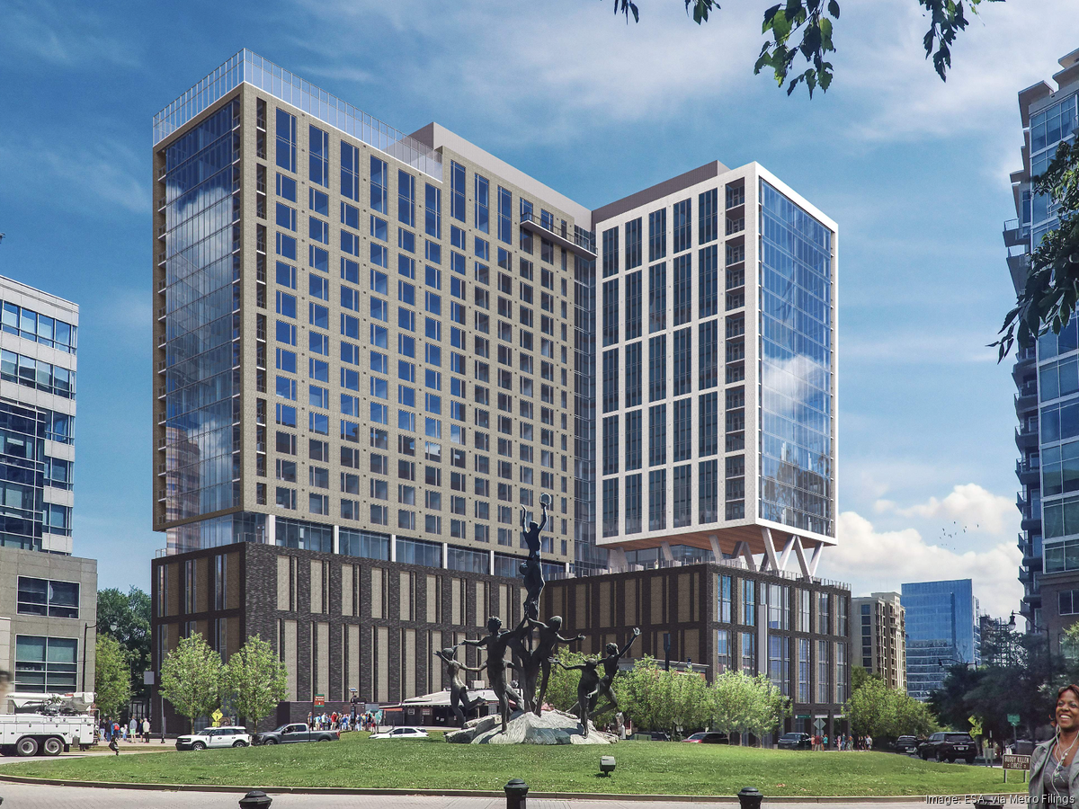 Hall Emery plans 22-story apartment tower on high-profile
