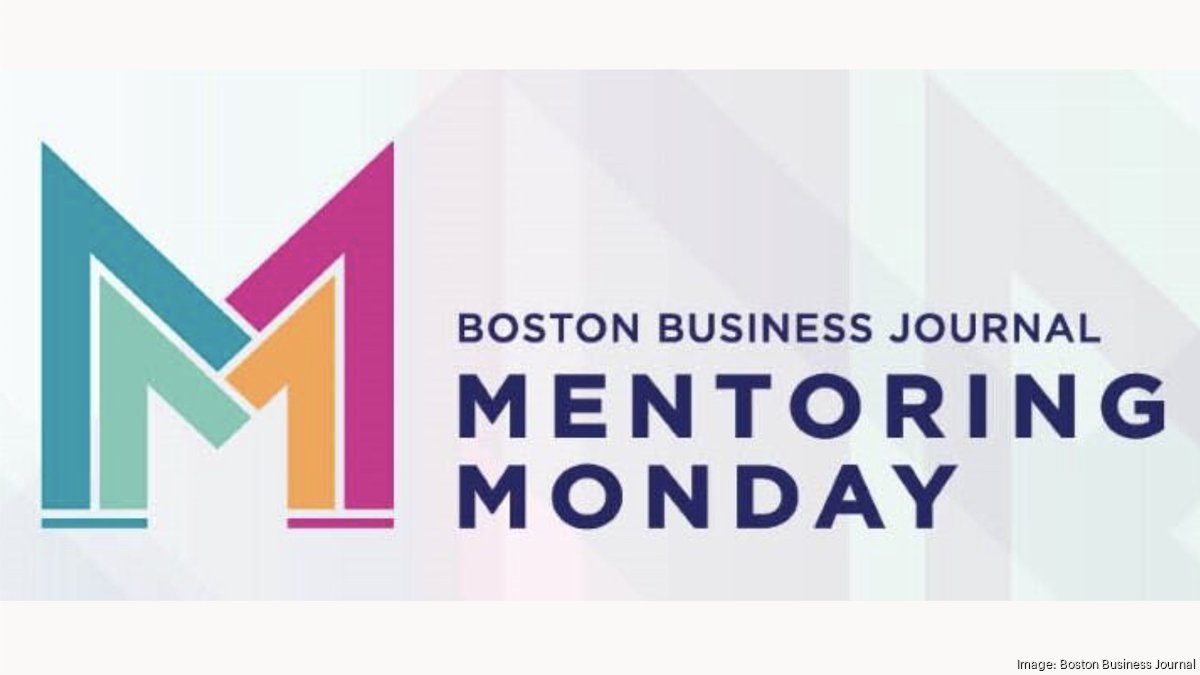 这是参加《波士顿商业杂志》 Mentoring Monday 活动的导师们