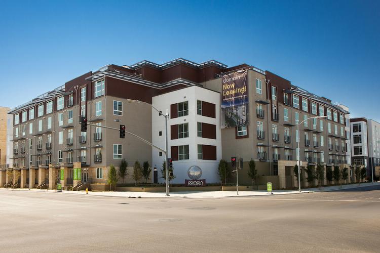 Equity Residential's Domain apartment complex in North San Jose offers upscale finishes and amenities — but was trucked in, unit by unit. Click above to go inside. 