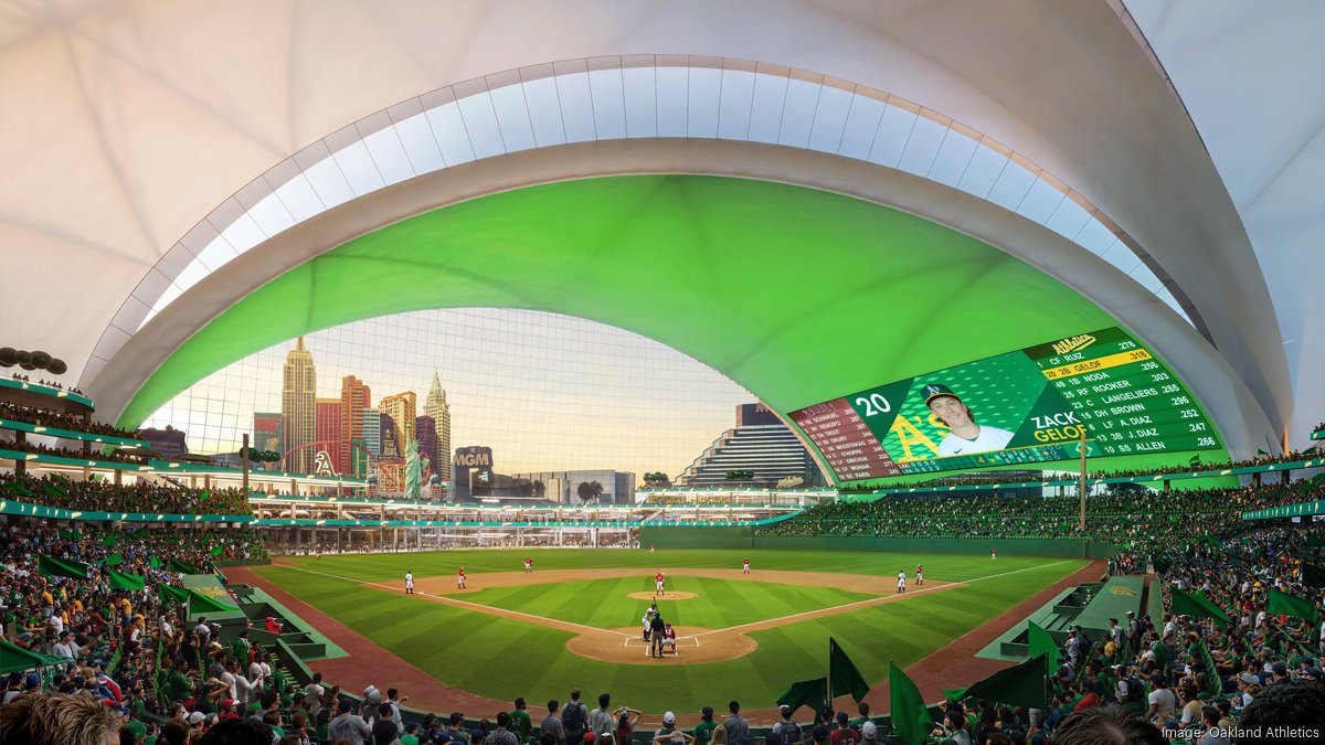 Oakland A's show latest Las Vegas stadium renderings San Francisco