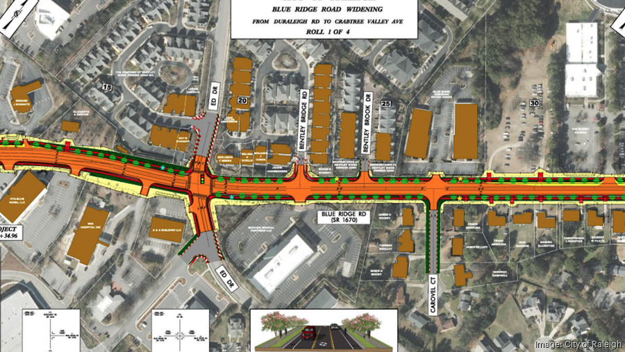 Raleigh advances Blue Ridge Road widening as area booms - Triangle ...