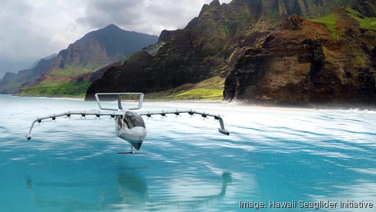 Hawaii Seaglider Initiative Napali Rendering, 2024