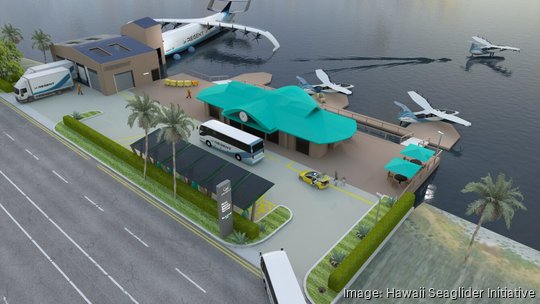 Hawaii Seaglider Initiative, Hawaii Port Rendering, 2024