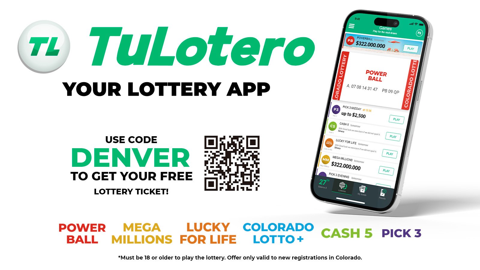 Play the lottery on-the-go in Colorado with TuLotero app - Denver Business  Journal