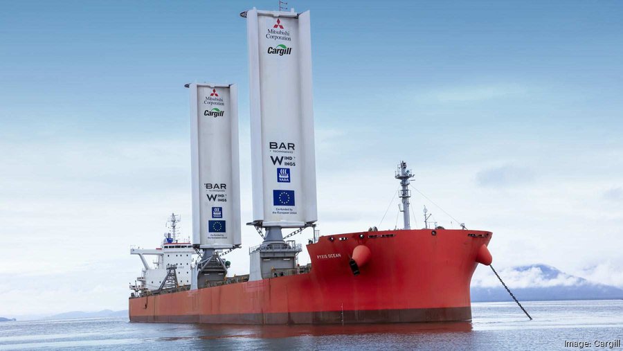 Cargill's wind-powered ship saved average of 3 tons of fuel per day ...