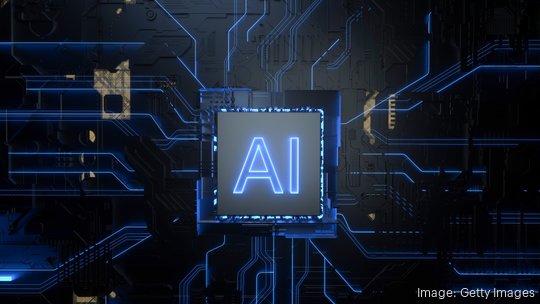 Artificial Intelligence AI CPU and computer chip concept