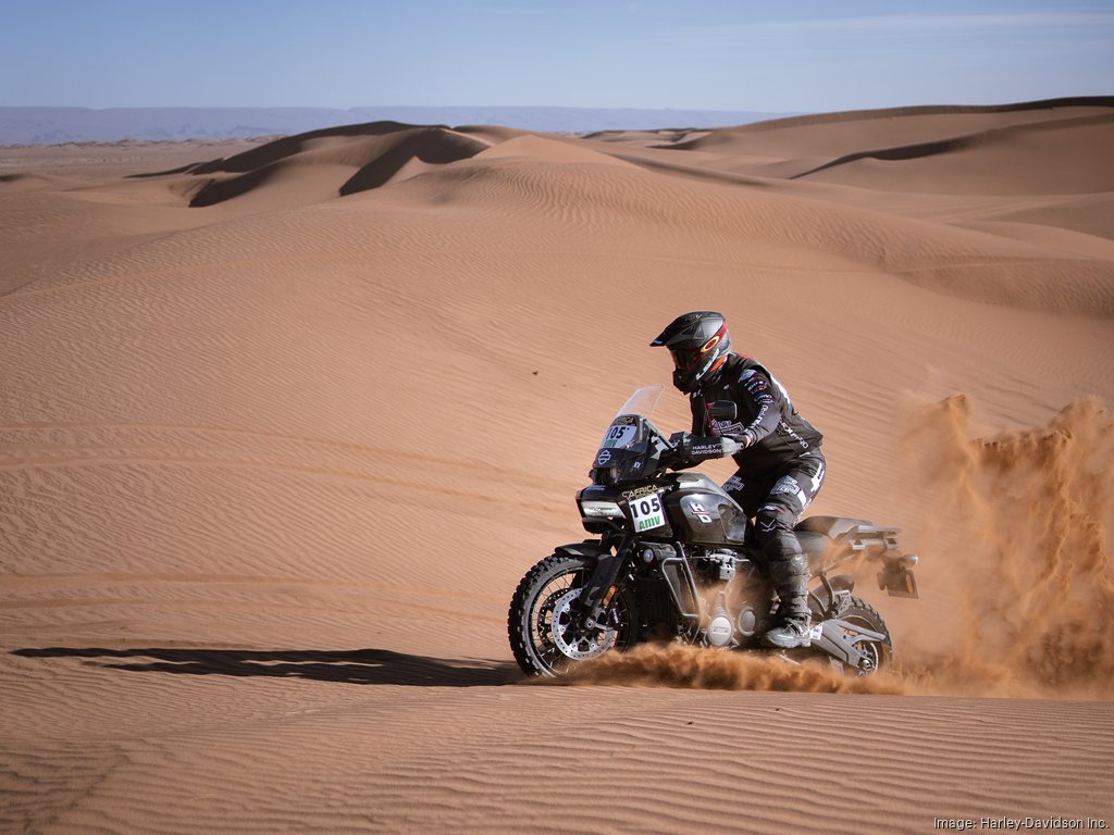 Spanish rider Joan Pedrero takes Harley-Davidson Pan America on