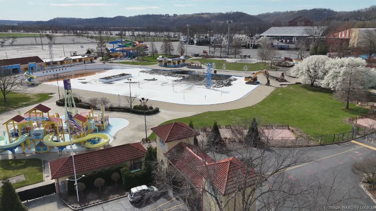 Coney Island Sunlite Pool demolition begins - Cincinnati Business Courier